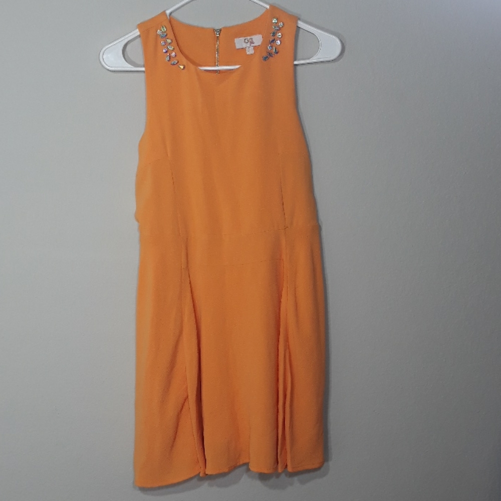 GB girls orange dresses . - Picture 4 of 6